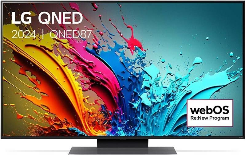 LG 55QNED87T3B Fernseher 139,7 cm (55") 4K Ultra HD Smart-TV WLAN Grau (55QNED87T3B)