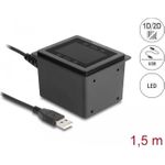 Delock USB Barcodescanner 1D und 2D kabelgebunden für den stationären Einbau - German Version (90600)