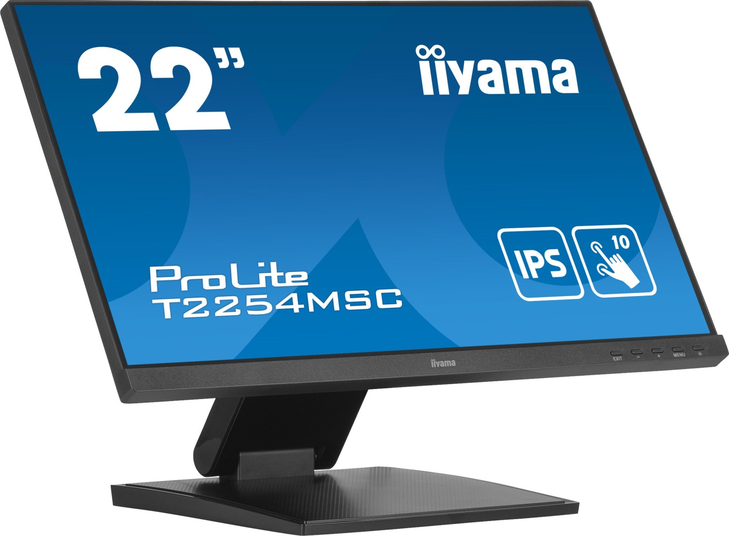 iiyama ProLite T2254MSC-B1AG Computerbildschirm 54,6 cm (21.5" ) 1920 x 1080 Pixel Full HD LED Touchscreen Schwarz (T2254MSC-B1AG)