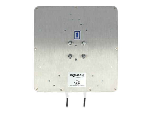 Delock LTE MIMO Antenne 2 x SMA 8 dBi direktional RG-58 10 m Weiß