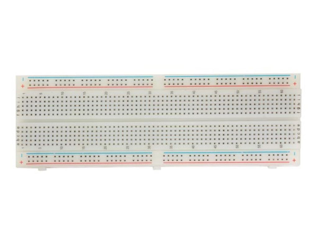 Velleman VTBB2 Testplatine ABS Synthetik Weiß