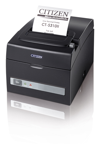 Citizen CT-S310II Belegdrucker Thermodirekt 203 dpi 160 mm/s USB LAN Cutter Schwarz