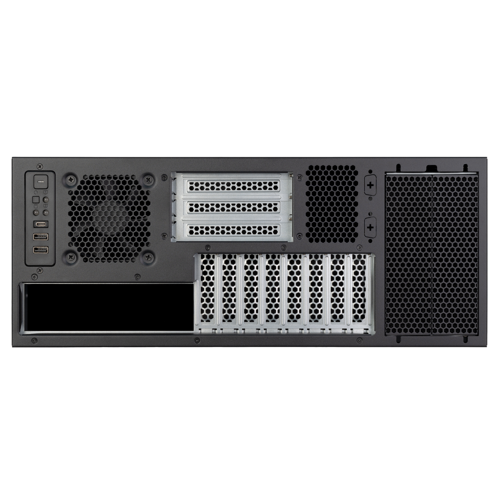 SilverStone RM47-502-I Rack Server-Gehäuse Schwarz