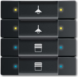 Busch Jaeger Tastsensor 4/8fach Multifunktion 6127/02-885 (6117-0-0220)