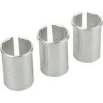 FISCHER Fahrrad-Reduzierhülsen für Sattelstützen, 3er Set passend für alle Sattelstützen mit Durchmesser 25,4 mm, - 1 Stück (85642)