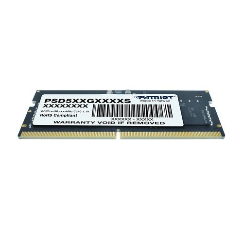 Patriot Signature Line DDR5 SO-DIMM 16 GB RAM 5600 MHz CL46 Grau