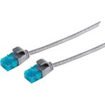 Patchkabel Cat.6 U/UTP slim grau 7,5m (08-22060)