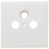 Axing SZU 2-01 Steckdosen-Abdeckblende - Maße 80x80 mm passend für BSD 963-xx (SZU 2-01)