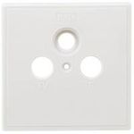 Axing SZU 2-01 Steckdosen-Abdeckblende - Maße 80x80 mm passend für BSD 963-xx (SZU 2-01)