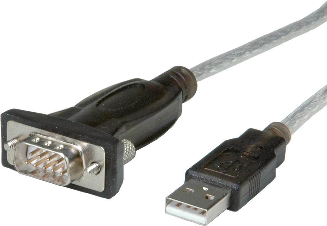 Secomp 12.02.1163 Serien-Kabel Grau 1,8 m USB Typ-A DB-9 (12.02.1163)