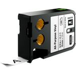 DYMO XTL 1868752 - XTL Schriftband, Vinyl, 19 mm, schwarz/weiß (1868752)