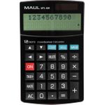 MAUL MTL 600. Formfaktor: Desktop, Typ: Display-Rechner. Stellen: 12 Ziffern. Steuerberechnung, Gewinnermittlung. Energiequelle: Akku. Produktfarbe: Schwarz (7269090)