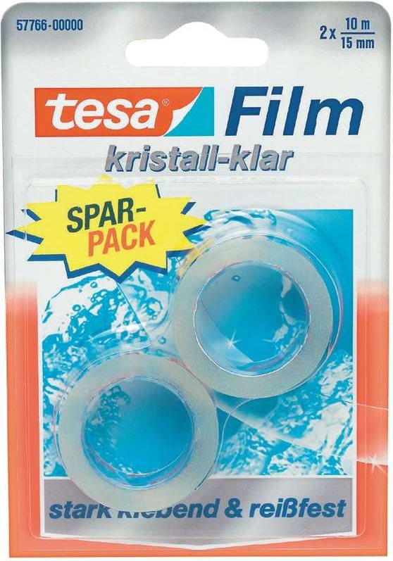 TESA film TESA tesafilm® Transparent (L x B) 10 m x 15 mm Inhalt: 2 Rolle(n)