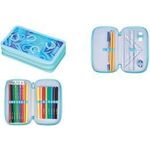 herlitz Schüleretui Doppel "Lucky Horse", 23-teilig 2 Fächer, Reißverschlüsse, farbiges Innenmaterial, - 1 Stück (400197544)