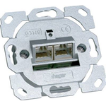 Hager G3140 Datendose Cat.6a 2-fach 8/8-pol (G3140)