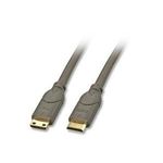 Lindy High-Speed-HDMI®-Kabel Premium, Typ C/C, 0,5m Monitorkabel für digital angesteuerte Monitore, Projektoren, Plasma- und LCD-TVs nach dem HDMI Standard in höchster Qualität, 19pol. Mini HDMI Typ-C-Stecker beidseitig (41040)