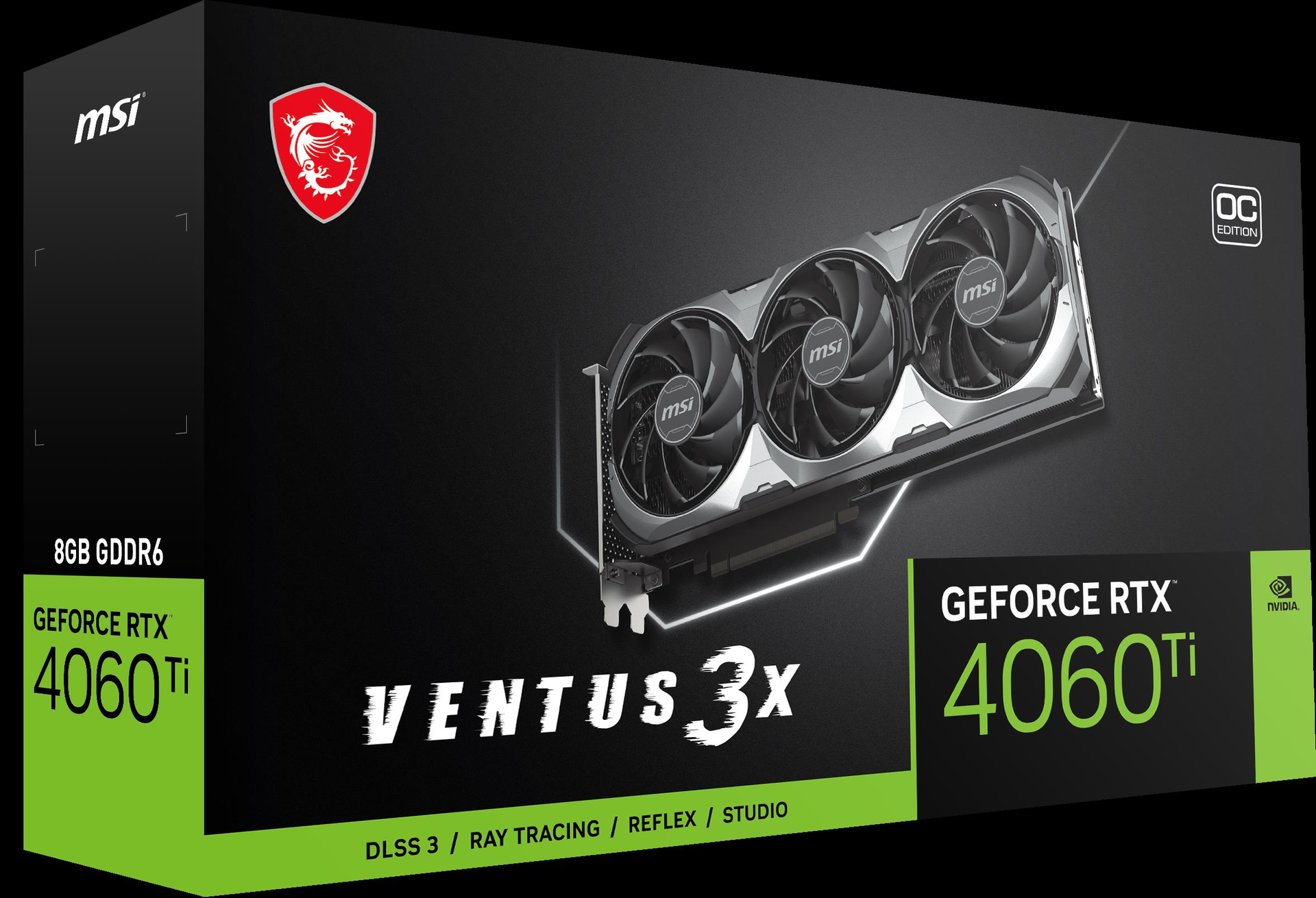 MSI GeForce RTX 4060 Ti VENTUS 3X 8G OC (V515-016R)