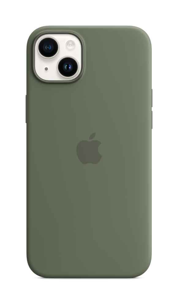 APPLE iPhone 14 Plus Silicone Case with MagSafe - Olive (MQUD3ZM/A)