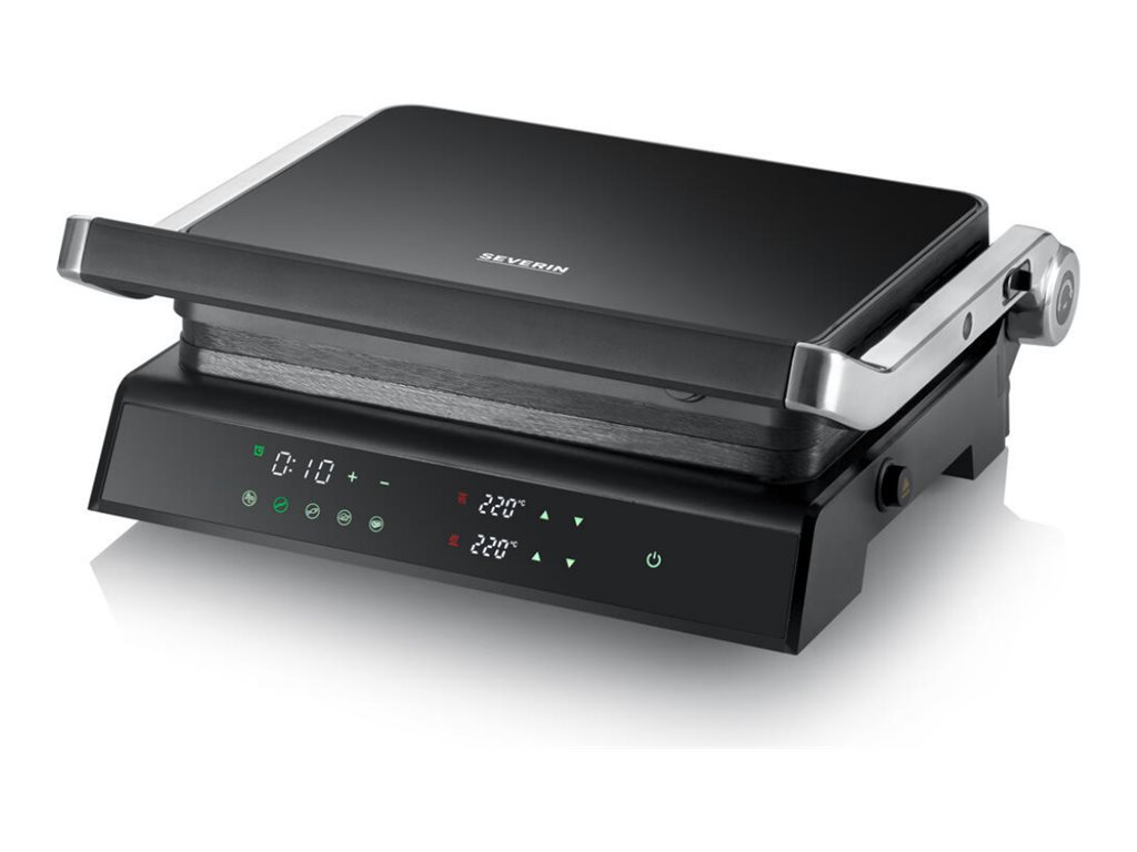 SEVERIN Sevini Comfort KG 2399 Kontaktgrill Schwarz/Silber