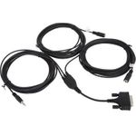 HYTERA Fuss-PTT Mikrofon und Lautsprecherkabel-Set für MD655 MD785 MD785G MD785i HM785 MT680 MT680 Plus (POA117)
