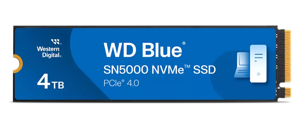 Western Digital WD Blue SN5000 WDS400T4B0E 4 TB SSD M.2 2280 PCIe 4.0 x4 NVMe