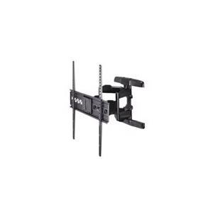 Hama FULLMOTION TV Wall Bracket, 5 stars, XL - Befestigungskit (Anschlussplatte, Neigungs-/Schwenkwandmontage, Befestigungsteile) für Flachbildschirm - Stahl - Schwarz - Bildschirmgröße: 119-229 cm (47-90) - Wandmontage