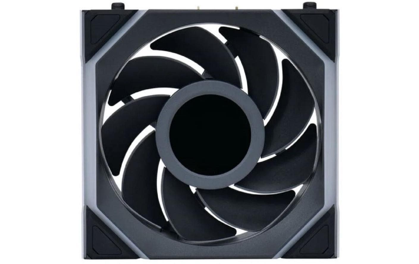 Lian Li UNI FAN SL Wireless LCD 120 mm ARGB PWM Gehäuselüfter 3er-Pack inkl. Controller Reverse Blade Schwarz