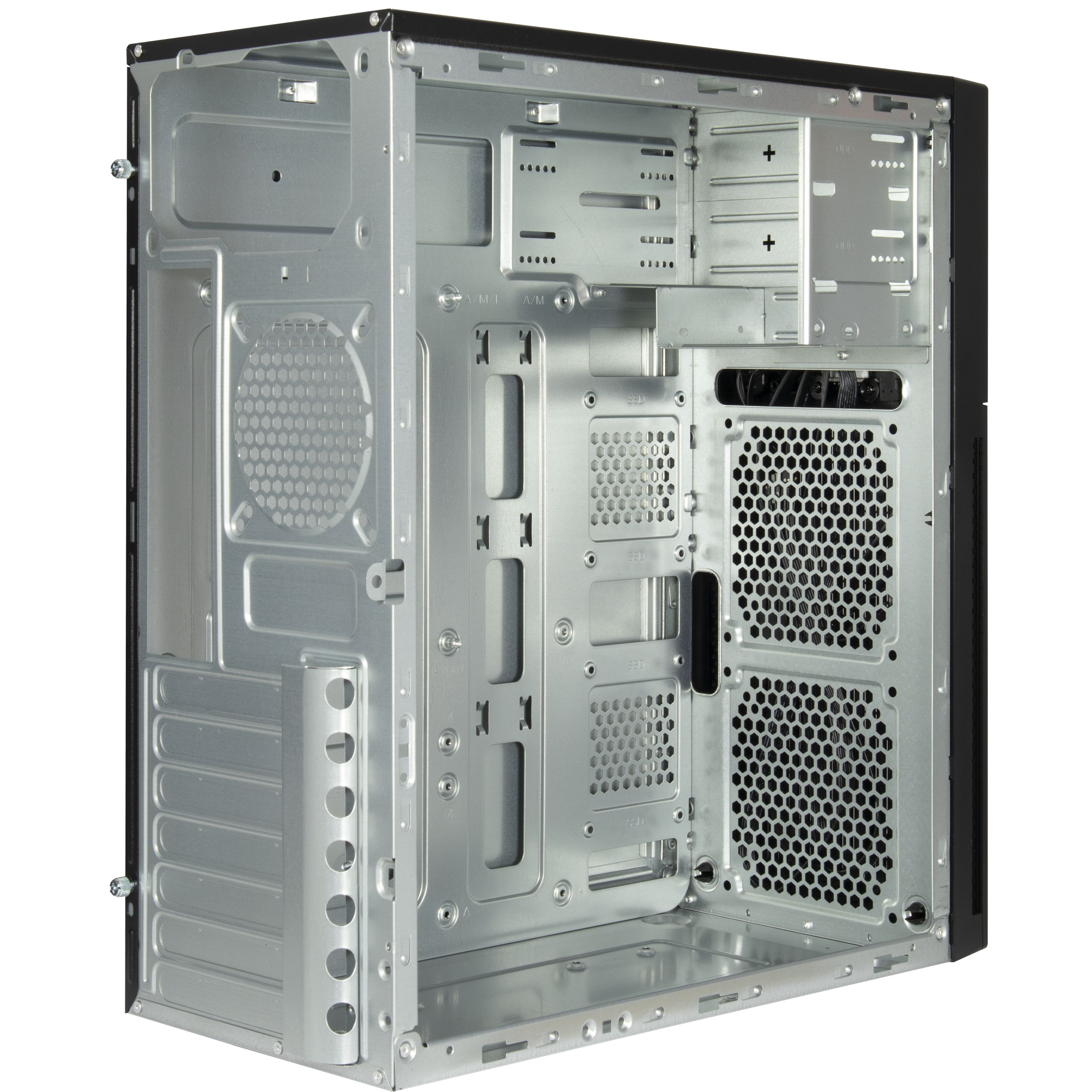 Inter-Tech IT-2815 Linear Midi-Tower Schwarz