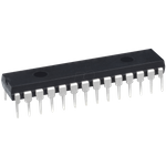 MICROCHIP ATMEGA 8-16 DIP - MCU, ATMega AVR RISC, 8 KB, 16 MHz, PDIP-28 (ATMEGA8-16PU)