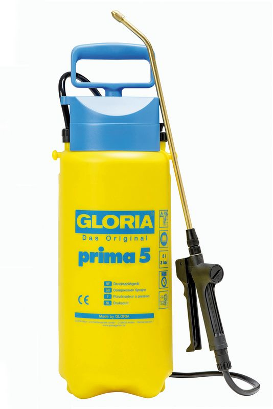 GLORIA Prima 5 Handgartenspritzer 5 l 3 Bar Blau/Gelb