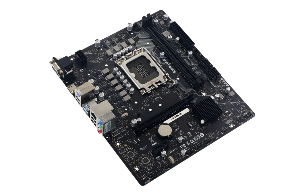 Biostar H610MH D5 LGA 1700 Intel H610 micro ATX DDR5 Schwarz
