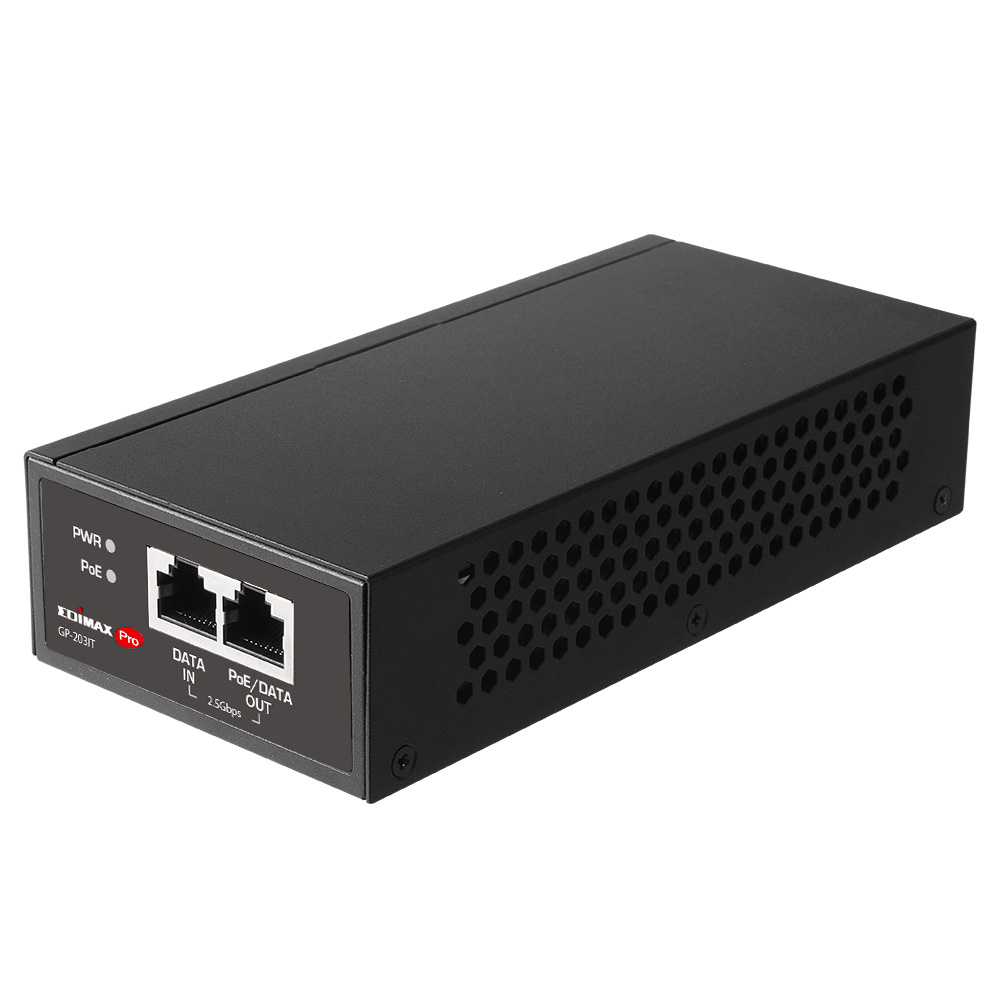 Edimax Pro GP-203IT PoE++ Injektor 90 W Schwarz