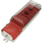 Mennekes 10896 Erdkabel-Übergangskasten m. Rauchglasdeckel 2xD01 (10896)