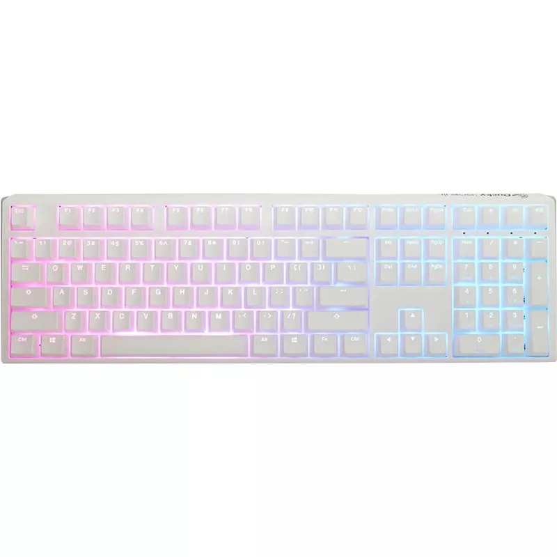 Ducky One 3 RGB Tastatur USB QWERTZ DE Weiß (DKON2108ST-BDEPDAWWWWC1) (geöffnet)