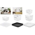 smartstore Deckel für Aufbewahrungsbox COMPACT SQUARE M/L Maße: (B)200 x (T)200 x (H)25 mm, Material: SAN/ECOSAN, - 1 Stück (12390)