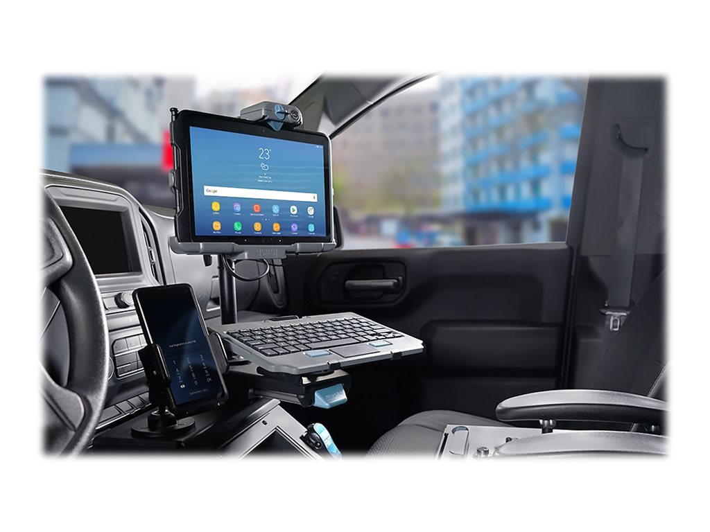 Gamber-Johnson Dockingstation für Samsung Galaxy Tab Active Pro, 2x USB 2.0, Schwarz