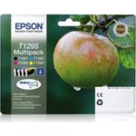 Epson Ink/T1295 Apple 3x7ml CMY 11.2ml BK SEC (C13T12954022)