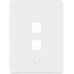 Ubiquiti Universal keystone wall plate clean, customizable finish. 2P (UACC-WP-KEYSTONE-V-2P)