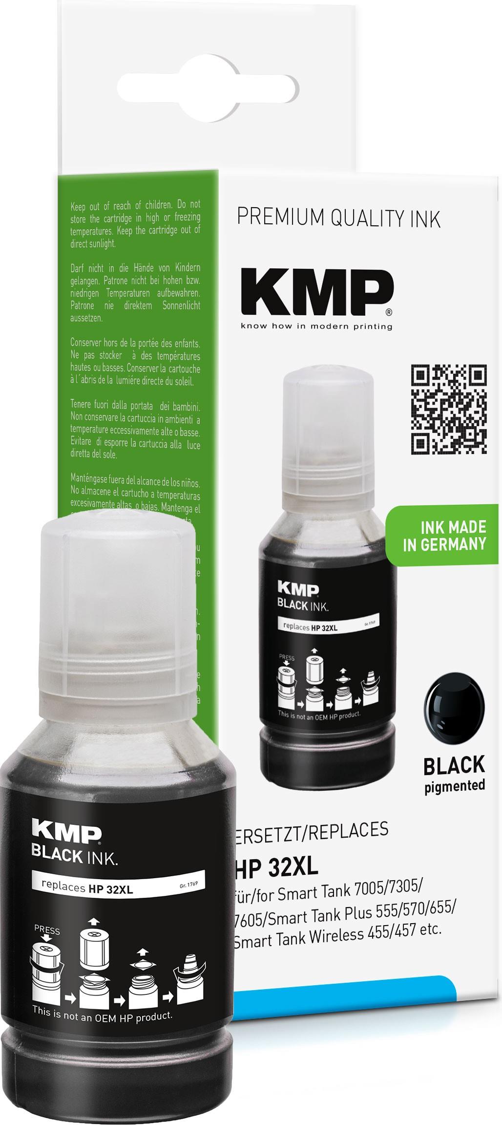 KMP 1769,1001 Druckerpatrone 1 Stück(e) Kompatibel Hohe (XL-) Ausbeute Schwarz (1769,1001)