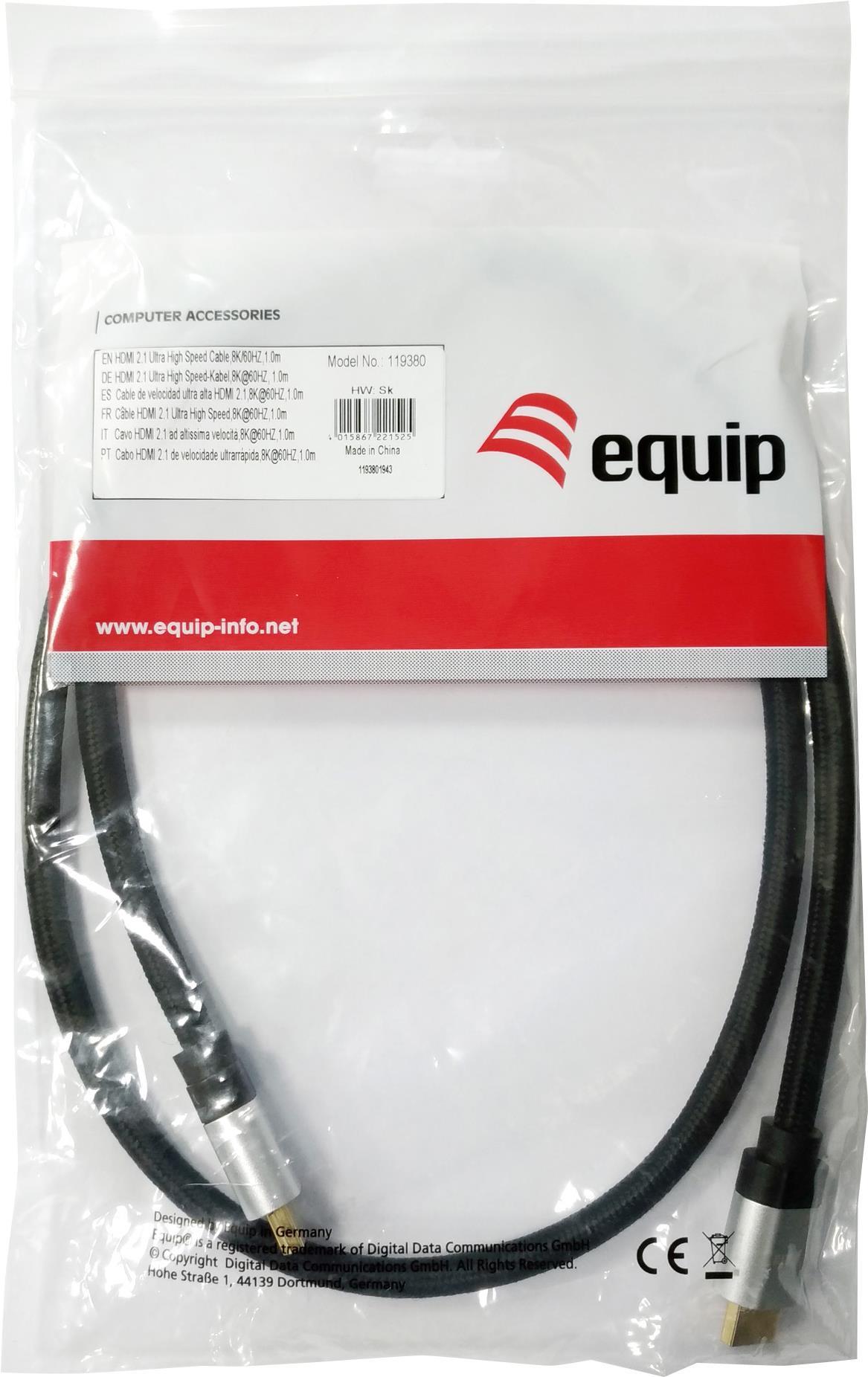Equip Life Ultra High Speed HDMI mit Ethernetkabel (119382)
