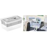 keeeper Aufbewahrungsbox "henri", 9 Liter, nordic-grey Organizer-Box mit herausnehmbarem Einsatz und Tragegriff, - 1 Stück (1107513000000)