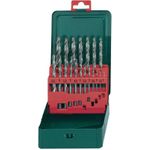 Metabo HSS Metall-Spiralbohrer-Set 19teilig 627153000 geschliffen DIN 338 Zylinderschaft 1 Set (627153000)