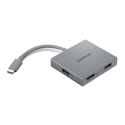 Lenovo USB-C 4-in-1 Travel Hub Gen 2 - Dockingstation, HDMI 4K 60Hz, 2x USB-A, Audio