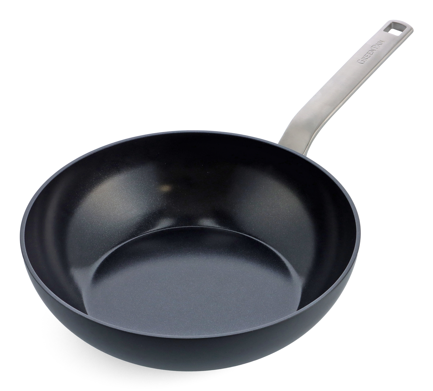 GreenPan Evolution Wok 28 cm Schwarz