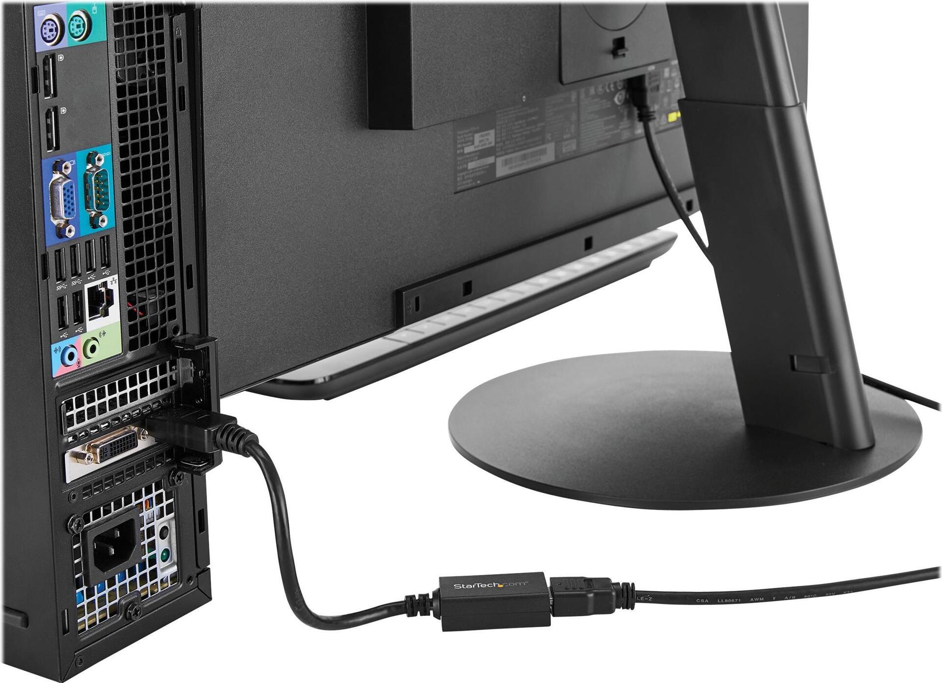 StarTech DisplayPort auf HDMI Videokonverter DP2HDMI2 bis 1920x1200 Schwarz