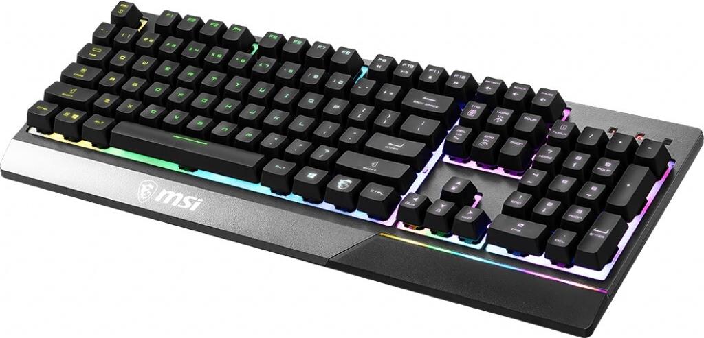 MSI Vigor GK30 Gaming-Tastatur mechanisch USB QWERTY USA RGB Schwarz