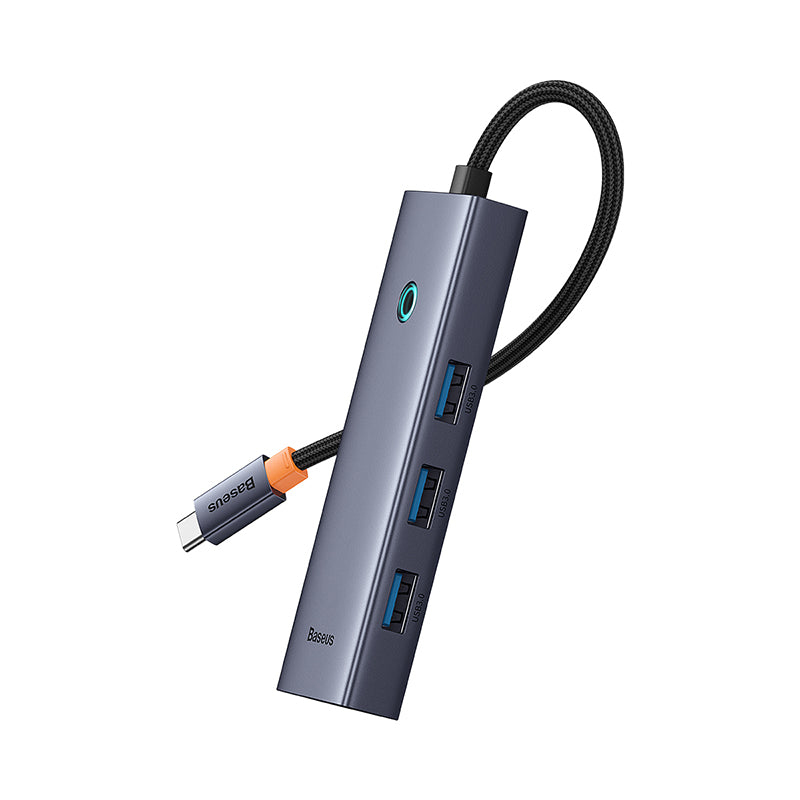 Baseus UltraJoy Series 4-in-1 USB-C Hub USB 3.0 Grau