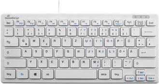 MediaRange MROS113 Tastatur USB QWERTZ Deutsch Weiß (MROS113)