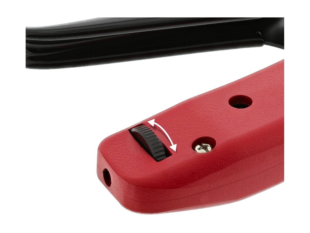 InLine Kabelbinder-Spannwerkzeug Schwarz, Rot