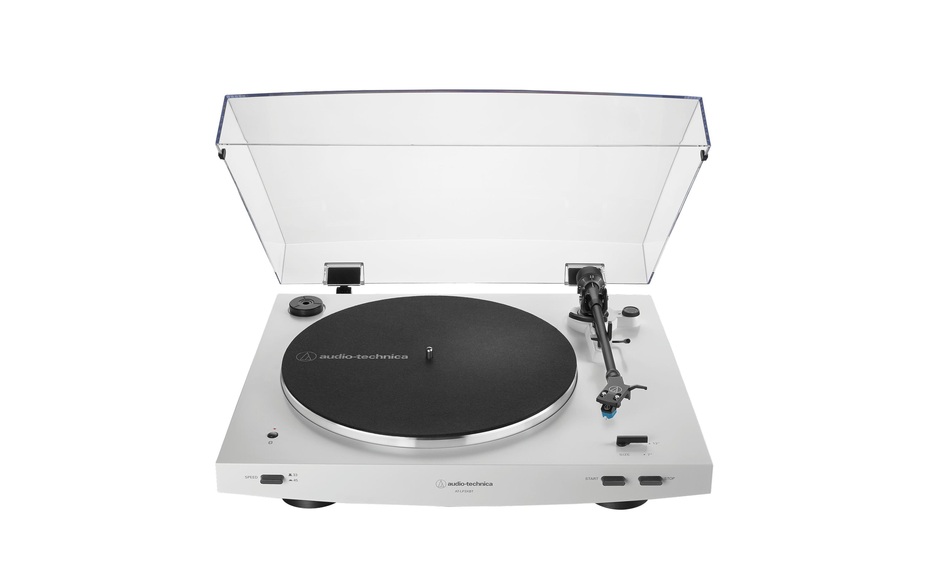 Audio-Technica AT-LP3XBTWH Plattenspieler Vollautomatisch mit Riemenantrieb 33 1/3, 45 RPM Bluetooth Weiß